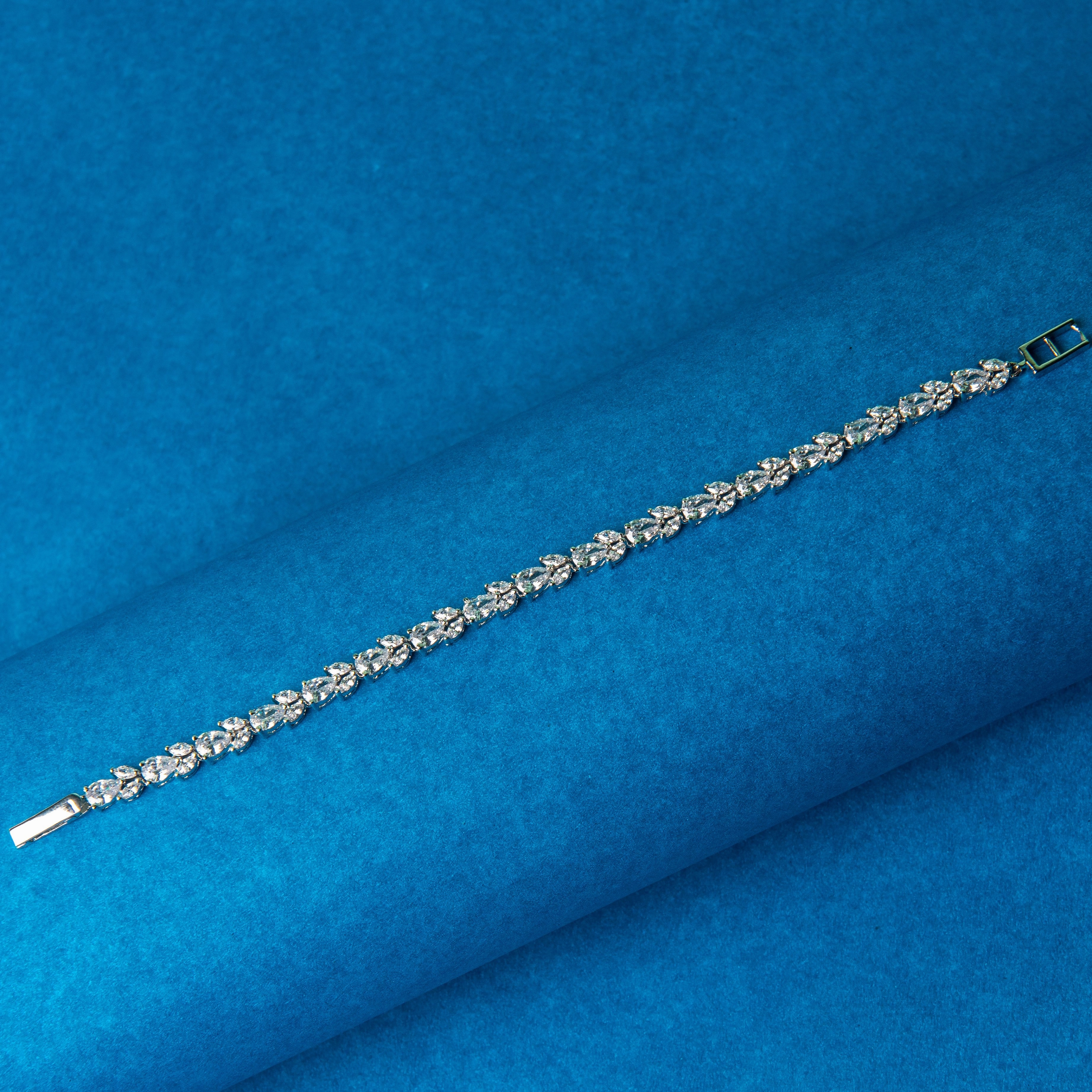 Unpretentious Glam Ideal Complement Timeless pear flex bracelet