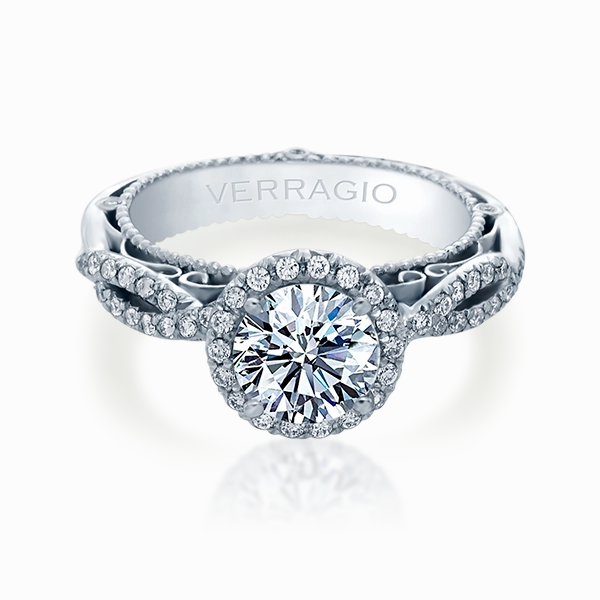 Diamond Engagement Ring Verragio Venetian Collection 5005R Delicate Look