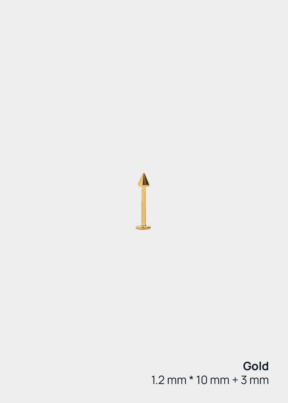 Miss A Body Jewelry - Spiked Labret Monroe Lip Stud Formal Layer Bold Detailing