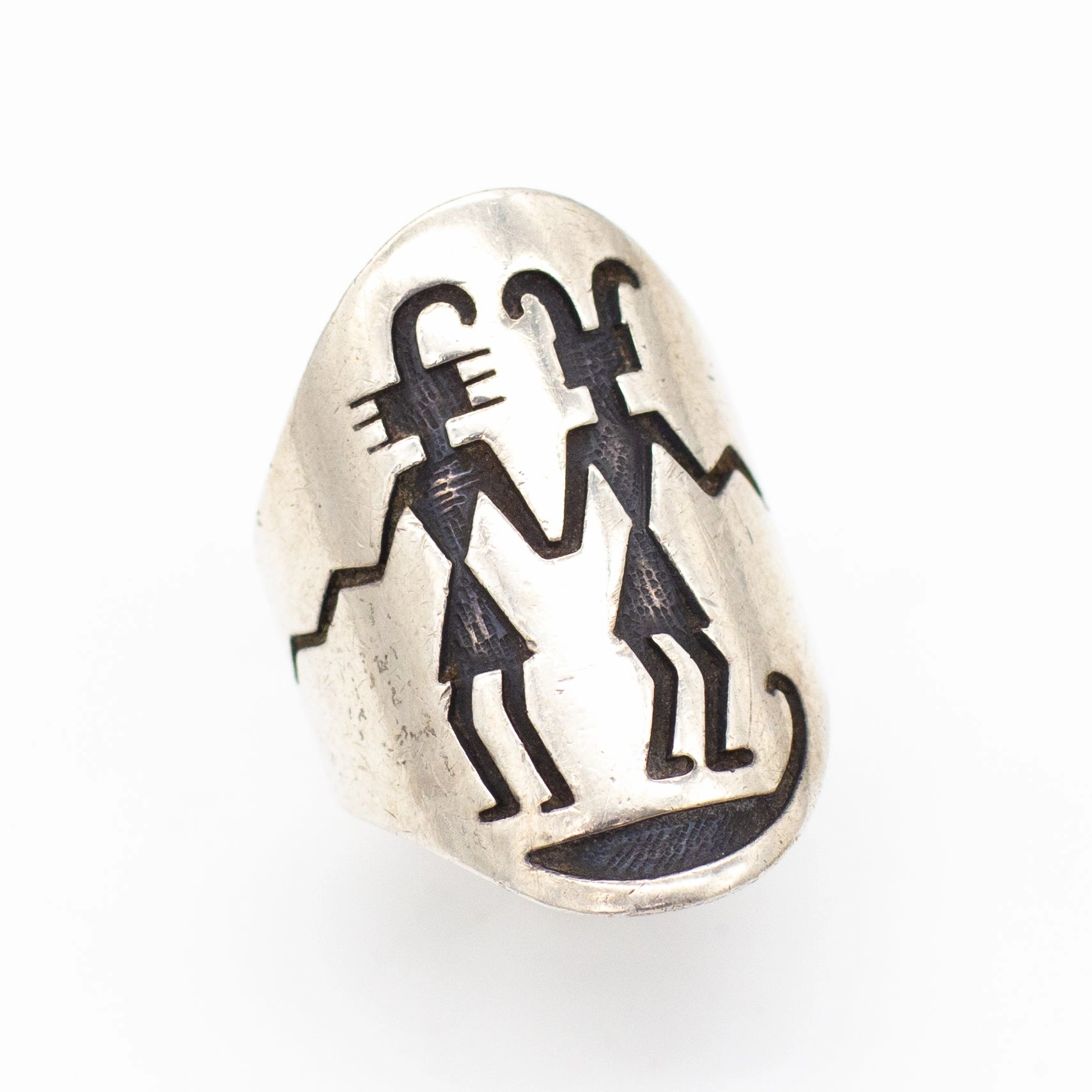 Victor Coochwytewa Hopi Handmade Sterling Silver Ring Bridal Accessory