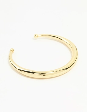 Gold Plated Open Wrist Cuff Bestie Match Excellent Make