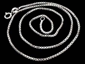Sophisticated Spark 20" Thick Gauge 1.2mm Box Chain, Sterling